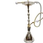 Two Levels Hammered Gold & Silver