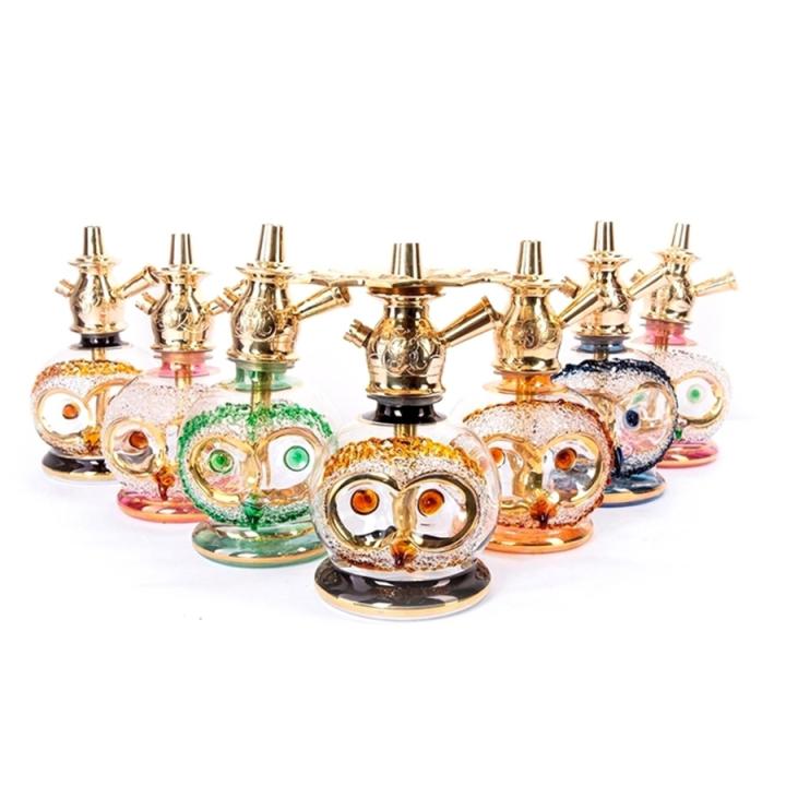 Bambino Glass Owls Range Solid Brass Bambino & Solid Brass Tray - GLS002