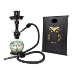 Green Midi Owl set with Wooden Gift Box - GLS012