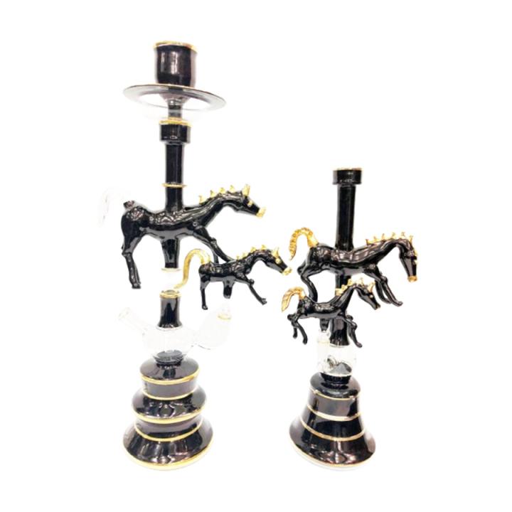 Horses Mummy and Baby Hookahs - GLS074
