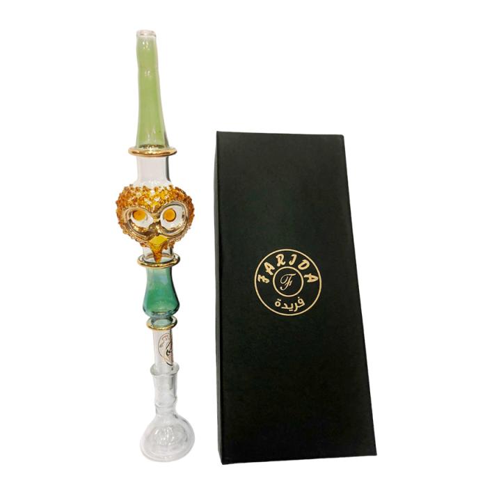 Mouth Piece Owl Green & Honey - GLS025