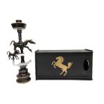 Mummy & Baby Horse in Wooden Gift Box - GLS072