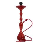 Metal Double Saucer Red