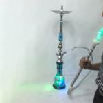 Leaded Hose & Vase Light with Each Drew