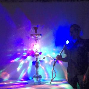 Leaded Stainless Hookahs Lights with Each Drew