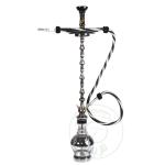 Oxidized Silver Plated Jumbo Leaf Vase - Arabian - SBR112